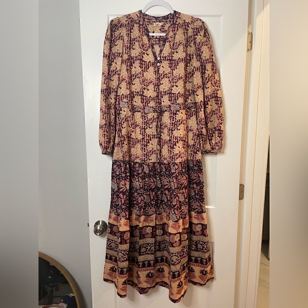 Faherty Idina Block Print Dress - Picture 4 of 5